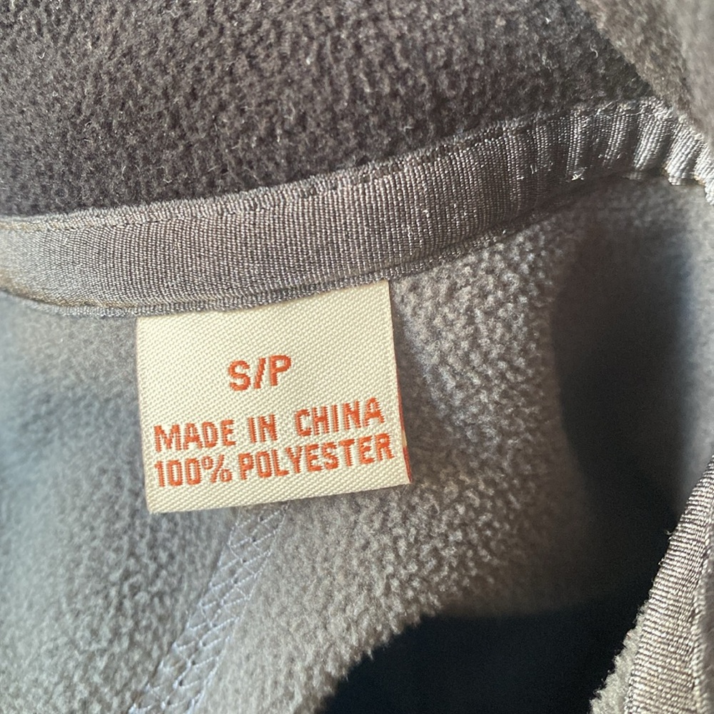 Tommy Bahama Men's Size Small Full Zip Fleece‎ Jacket Black & Gray - Picture 4 of 5